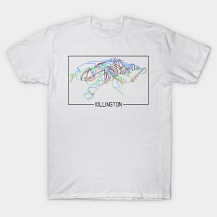 Killington Trail Rating Map T-Shirt